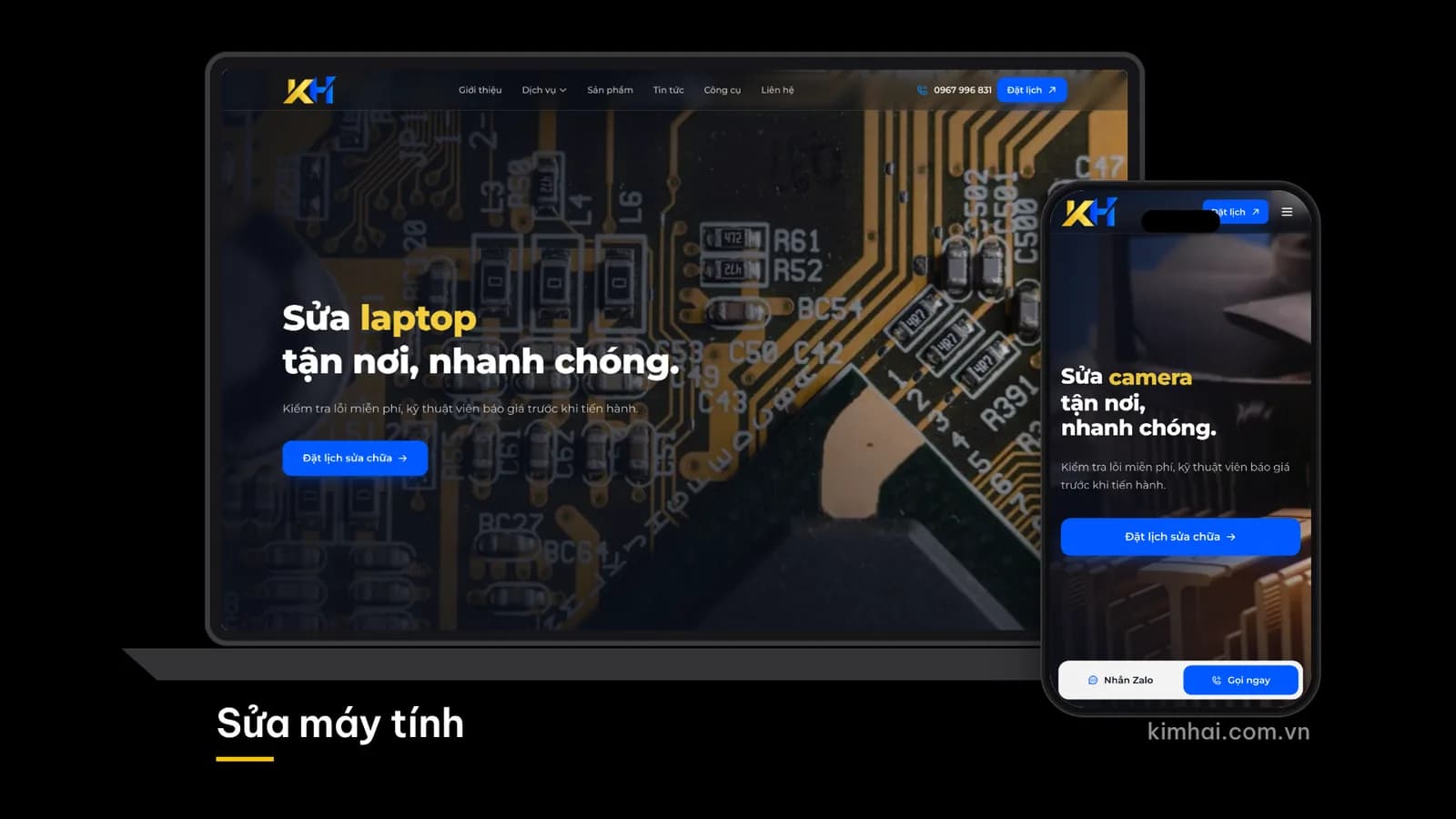 Kim Hải - Website Dịch Vụ Sửa Máy Tính, Máy In Tận Nơi