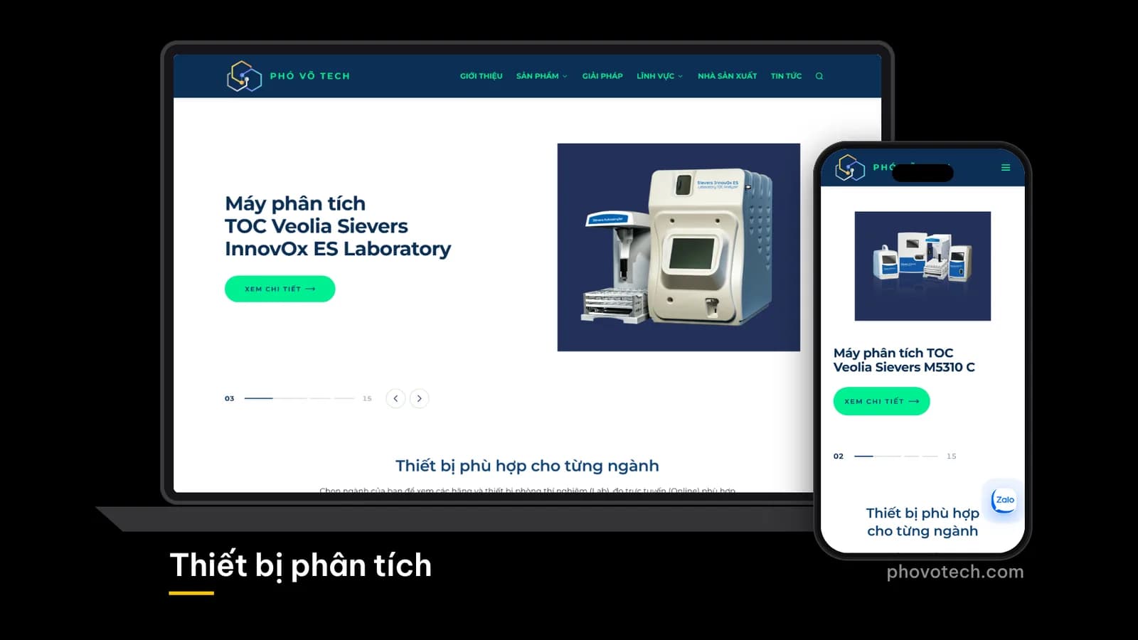 Phó Võ Tech - Website Thiết Bị Phân Tích & Đo Lường Phòng Thí Nghiệm