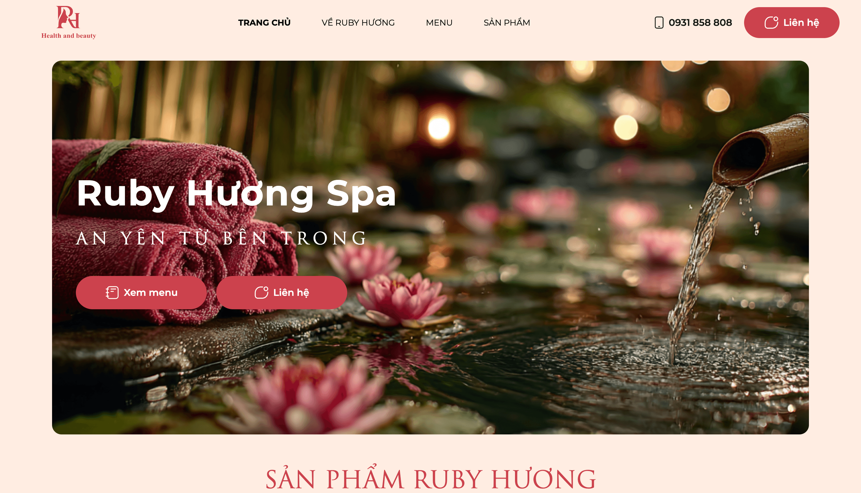 Website Ruby Spa