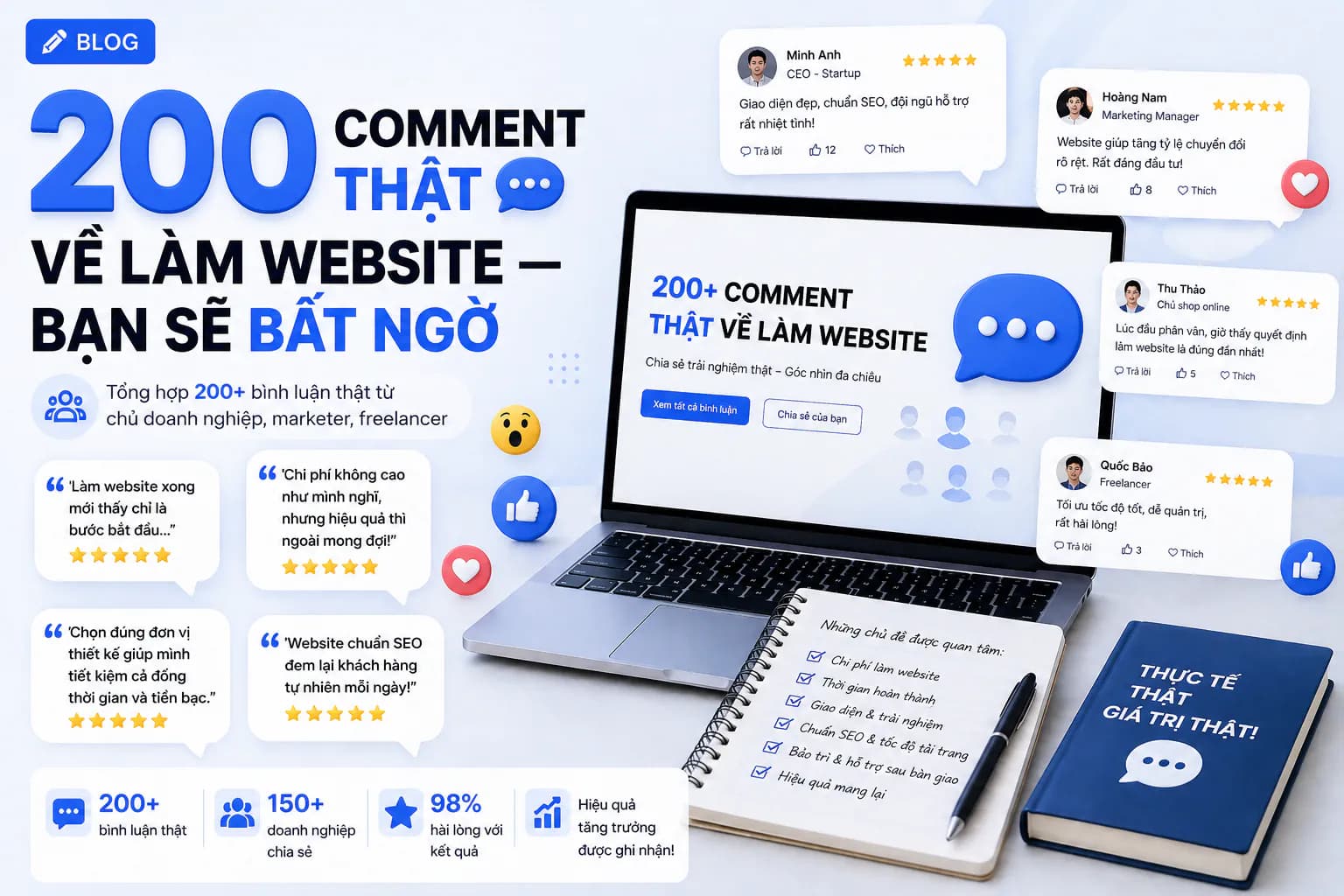 Hình ảnh đại diện của bài viết: 200 Comment Thật Về Làm Website — Bạn Sẽ Bất Ngờ