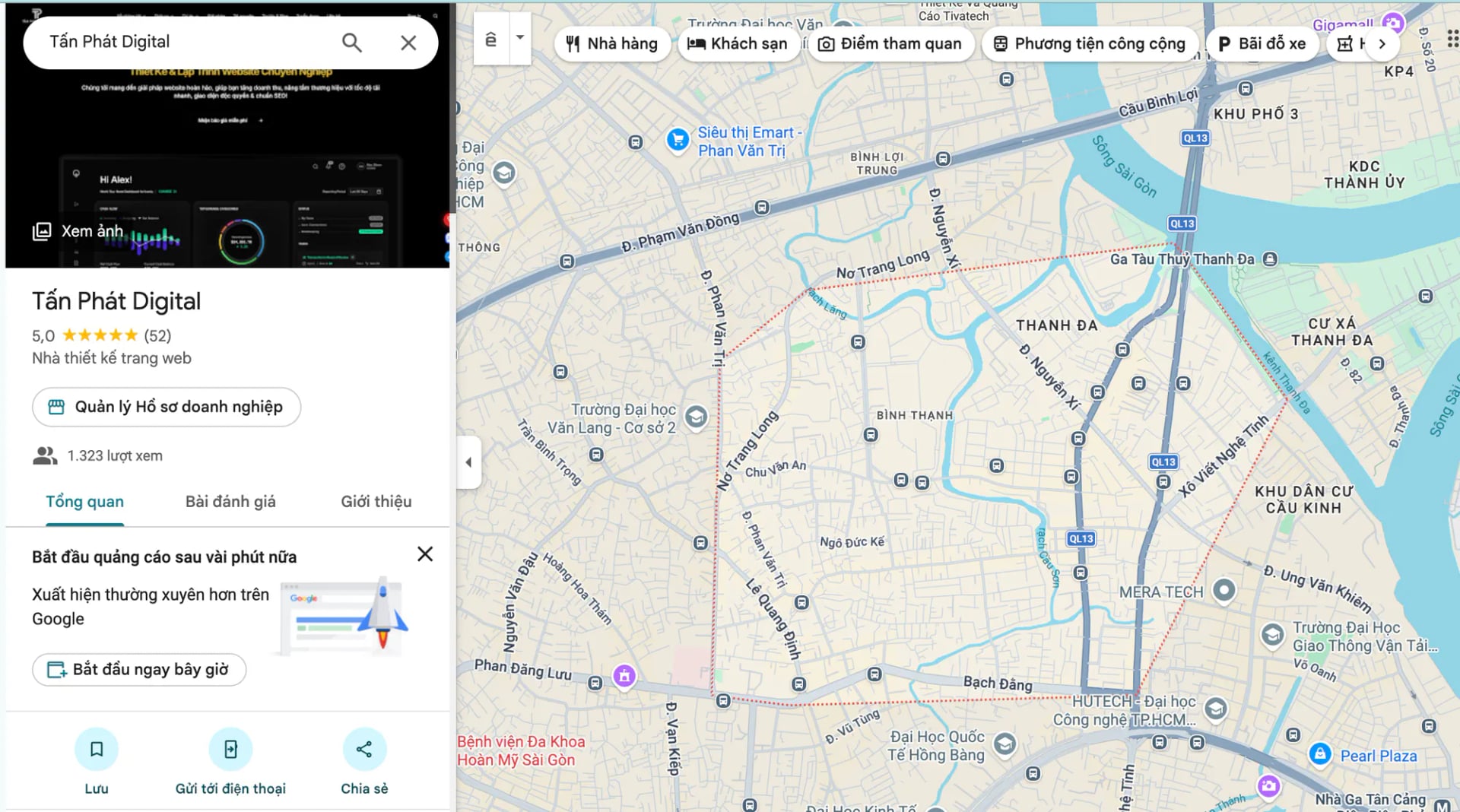 Khách Tìm “Gần Tôi” Mỗi Ngày — Nhưng Bạn Không Xuất Hiện? - Tấn Phát Digital