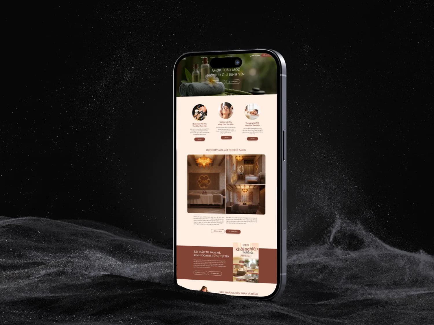 Website Giới Thiệu Spa Amor Spa | Đặt Lịch Trực Tuyến