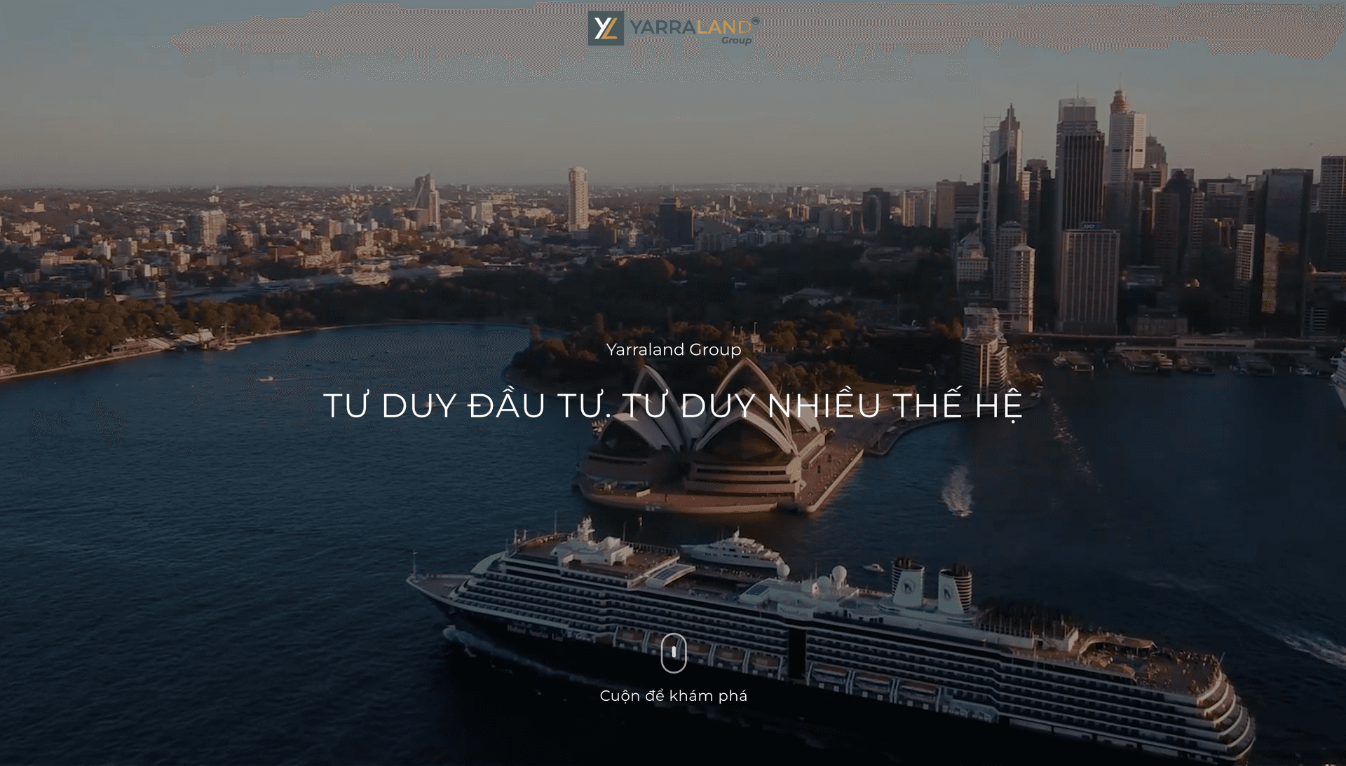 Website Yarraland Group - Đầu tư & Bất động sản