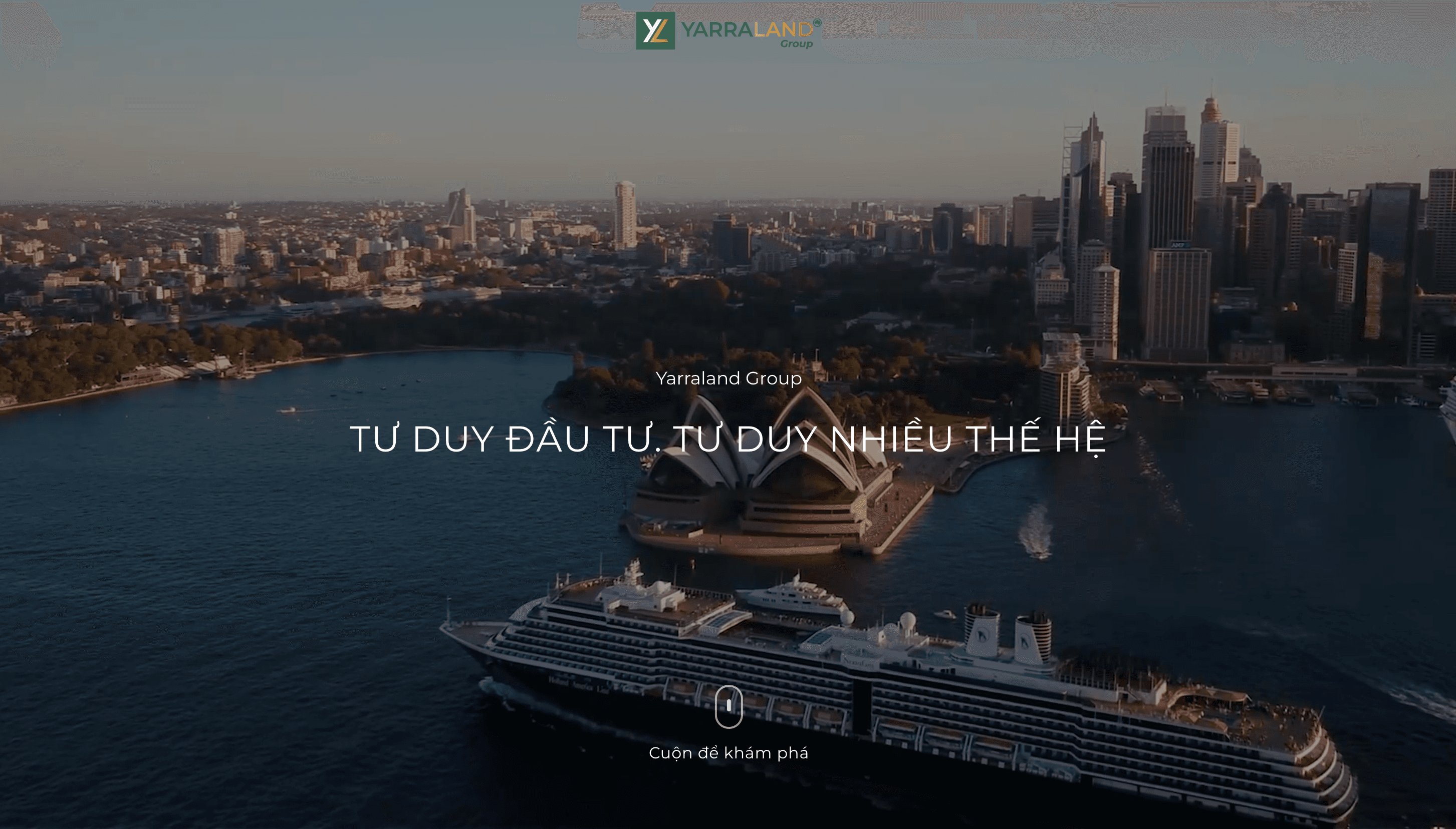 Website Yarraland Group - Đầu tư & Bất động sản