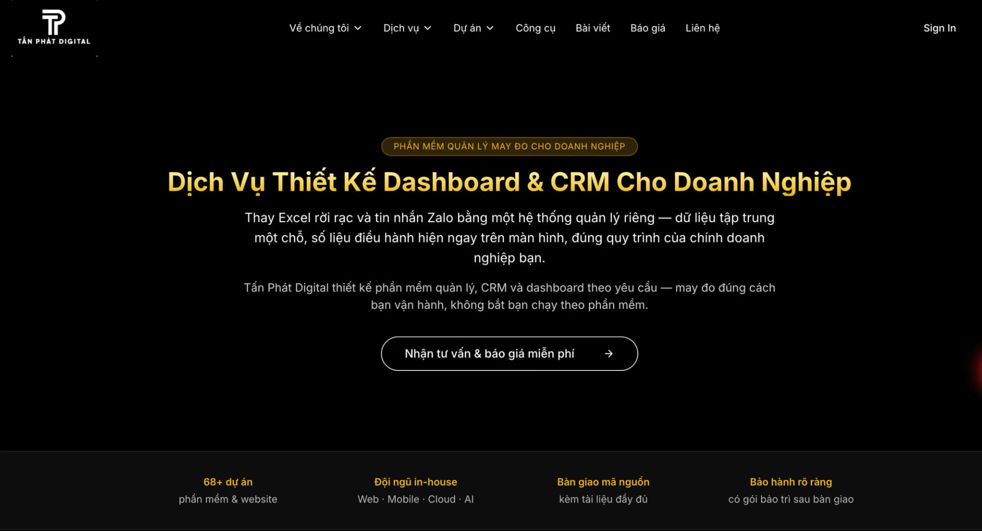 Hình ảnh đại diện của bài viết: Báo Giá Thiết Kế Dashboard Cho Doanh Nghiệp (2026)