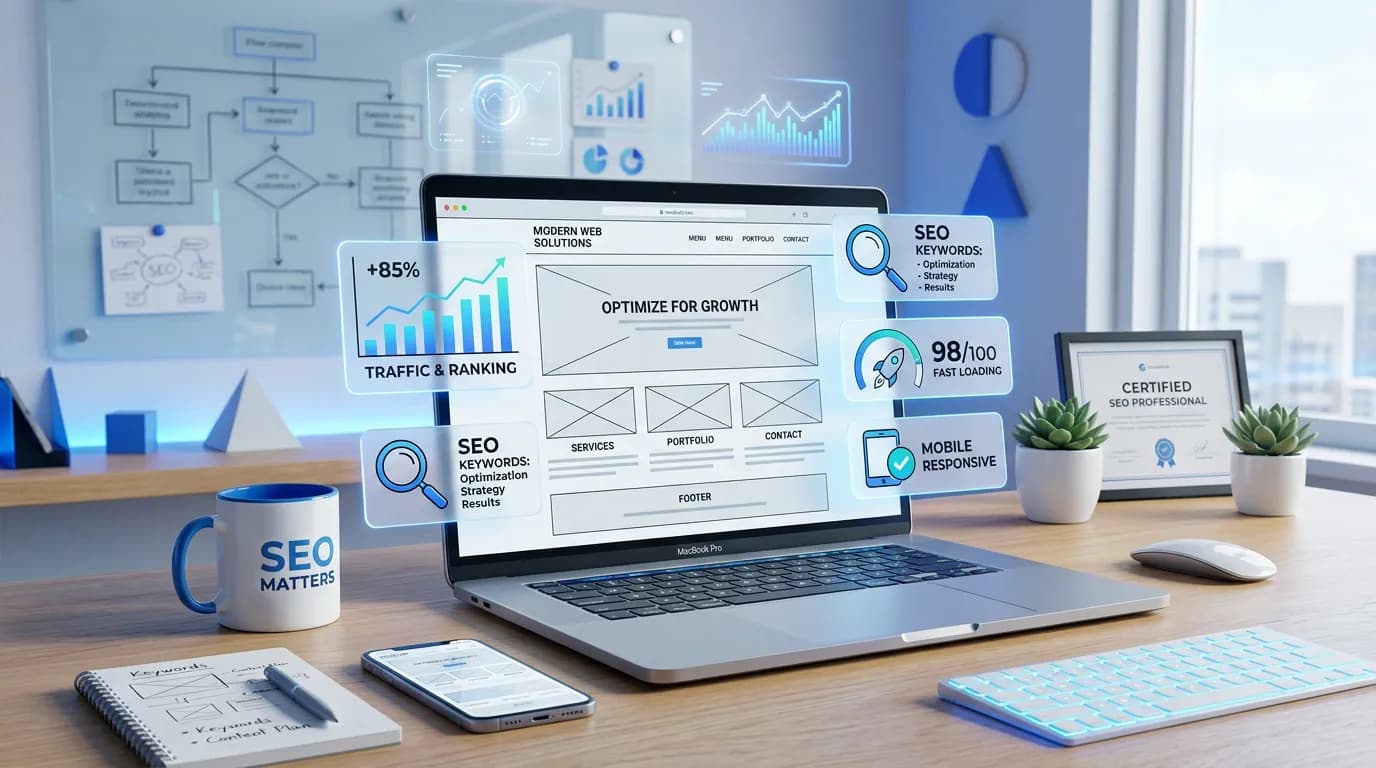 Hình ảnh đại diện của bài viết: Hướng Dẫn Thiết Kế Website Chuẩn SEO Toàn Diện 2026