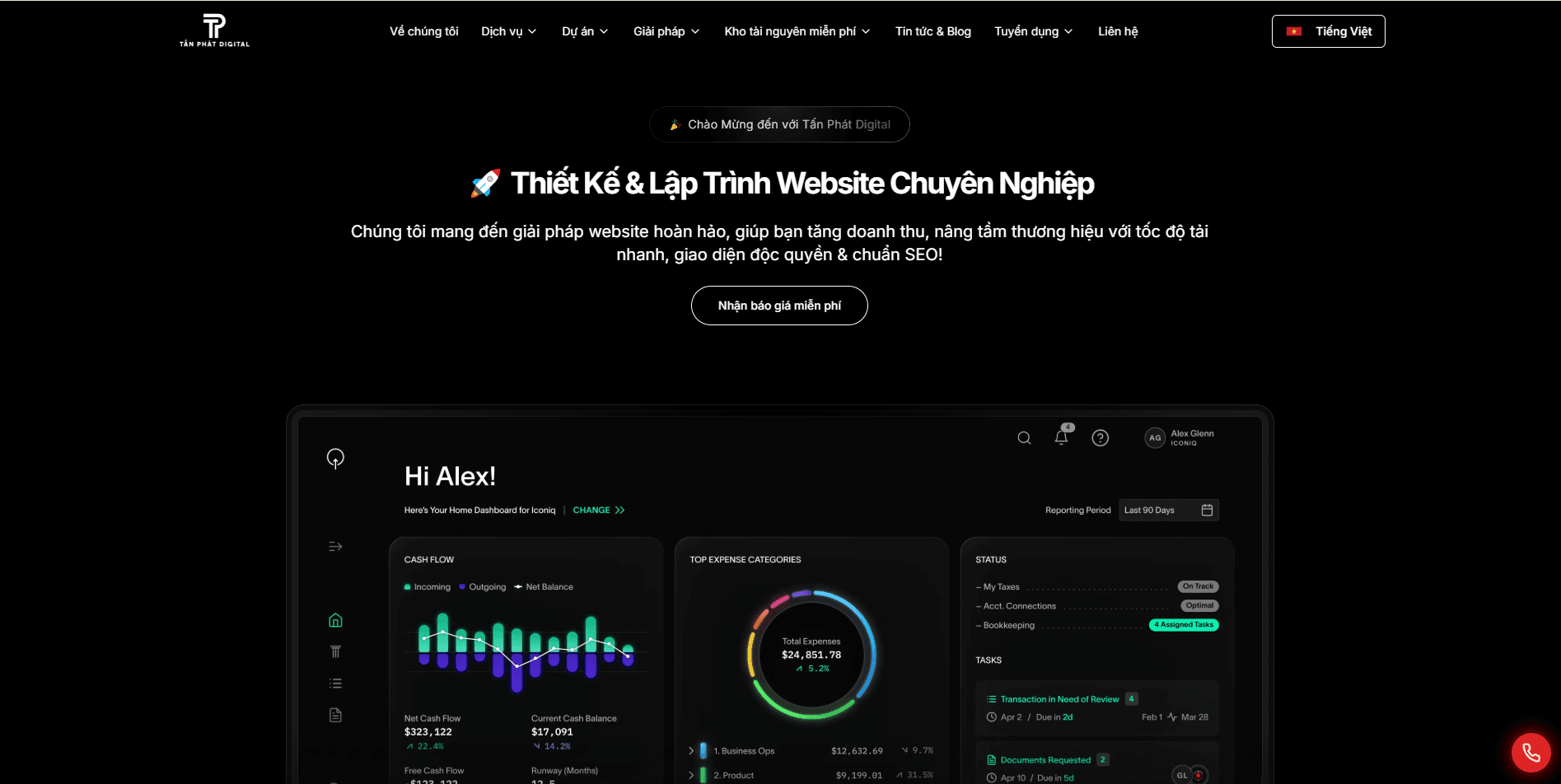 Tấn Phát Digital: Giải Pháp Thiết Kế Website Chuẩn SEO Cho Doanh Nghiệp - Tấn Phát Digital