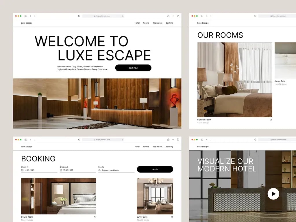 Dịch Vụ Thiết Kế Website Khách Sạn Chuyên Nghiệp 2026 - Tấn Phát Digital