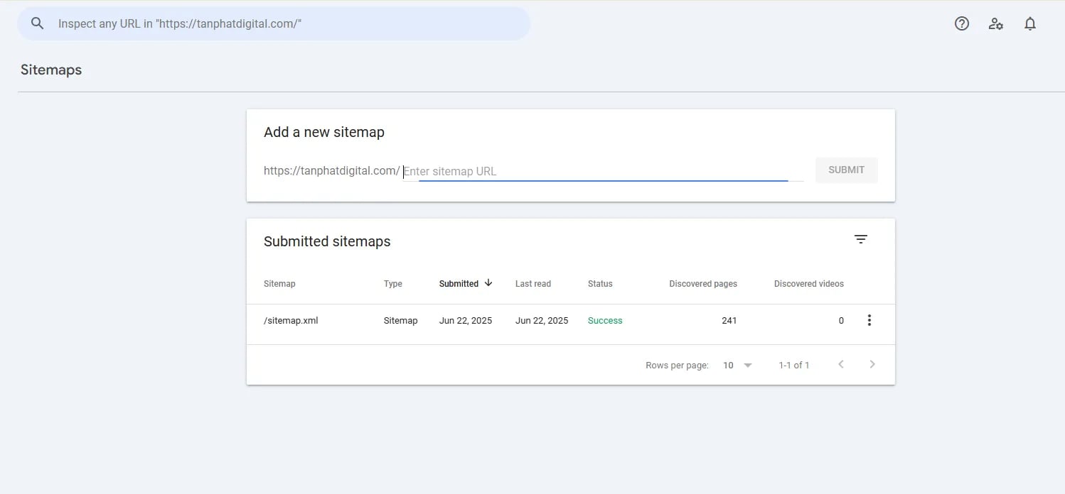 Hướng Dẫn Tạo & Gửi Sơ Đồ Website XML Lên Google Search Console - Tấn Phát Digital