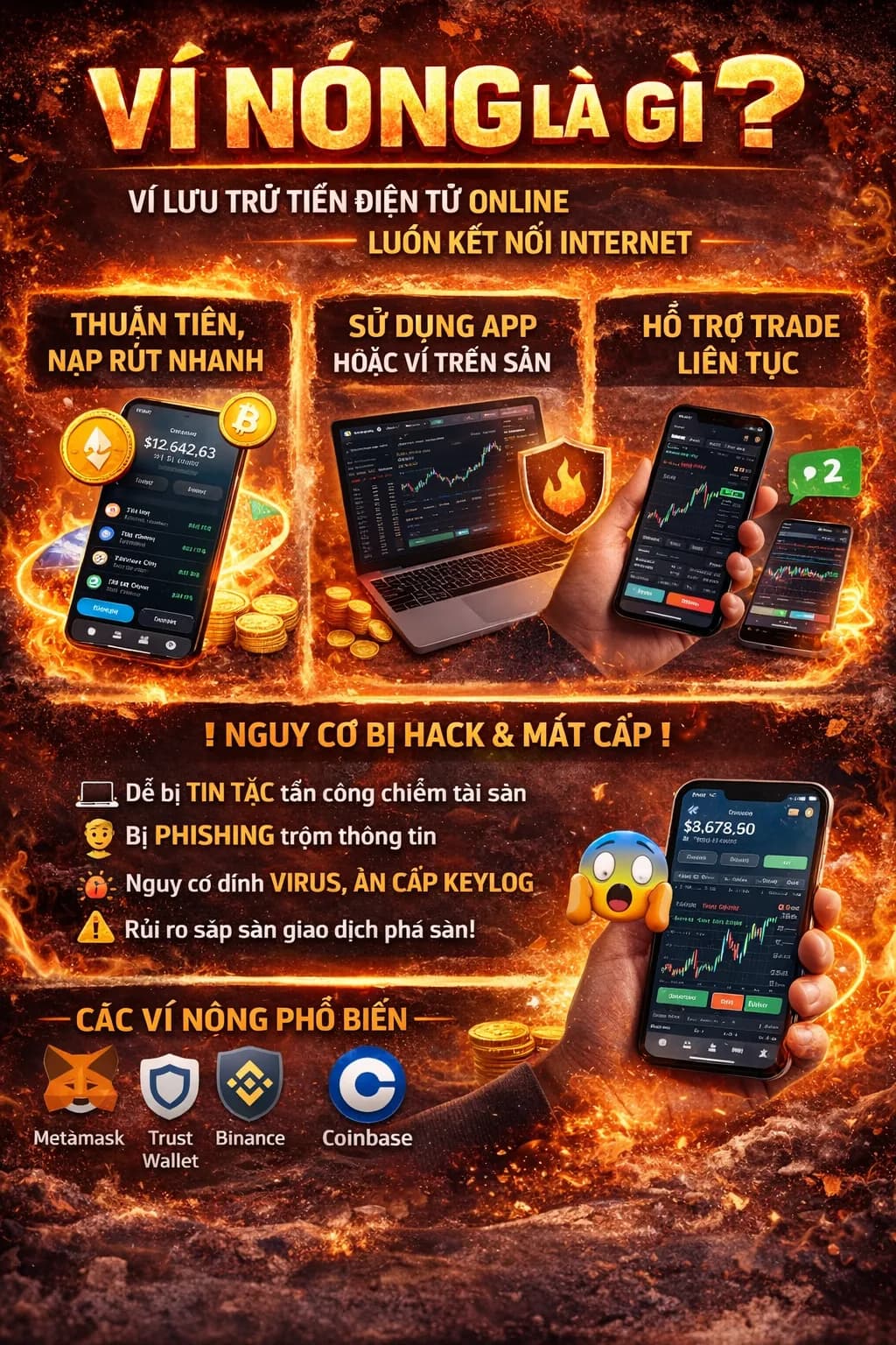 Hình ảnh đại diện của bài viết: Ví Nóng Là Gì? Cẩm Nang Quản Trị Tài Sản Số 2026