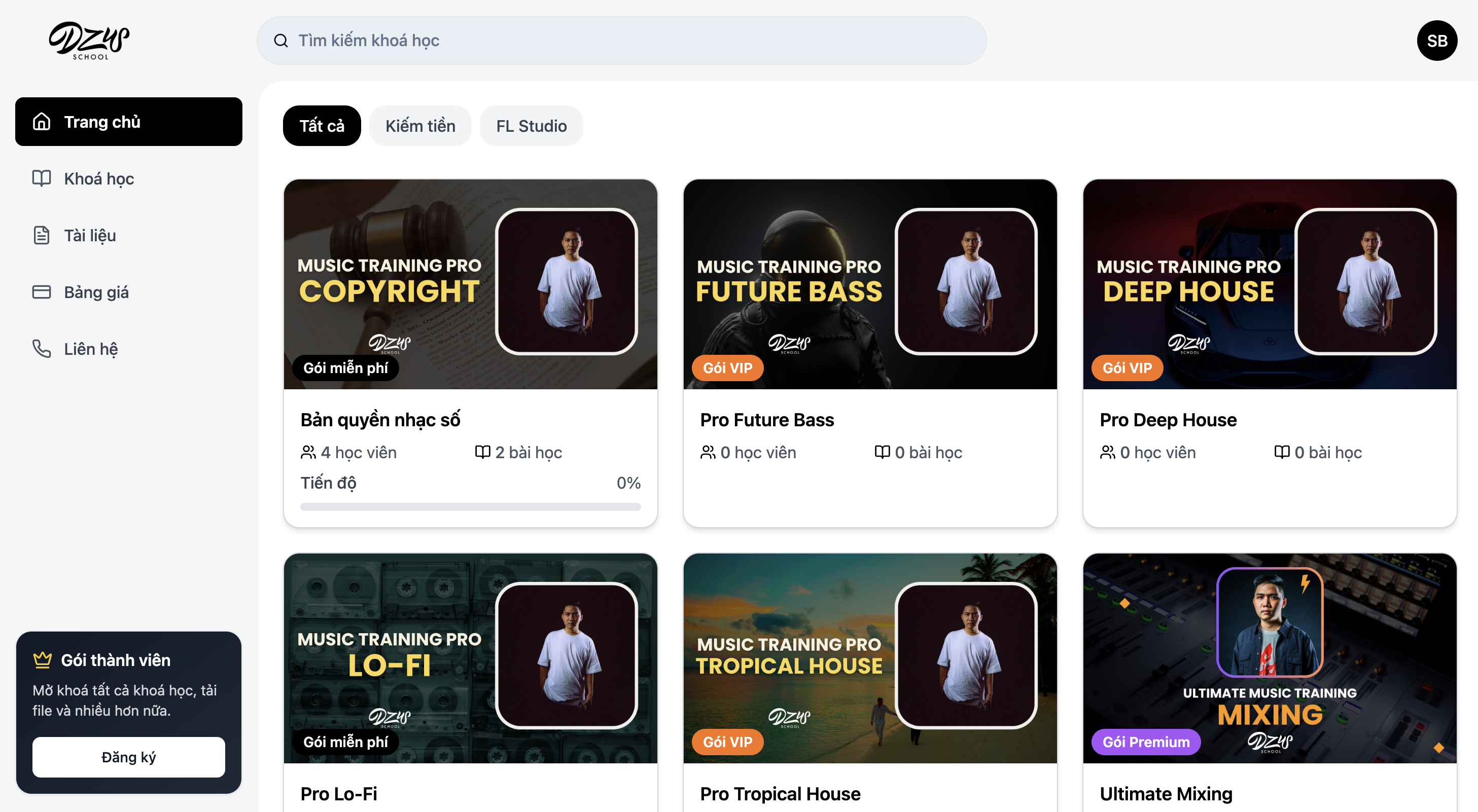 Website DZUS