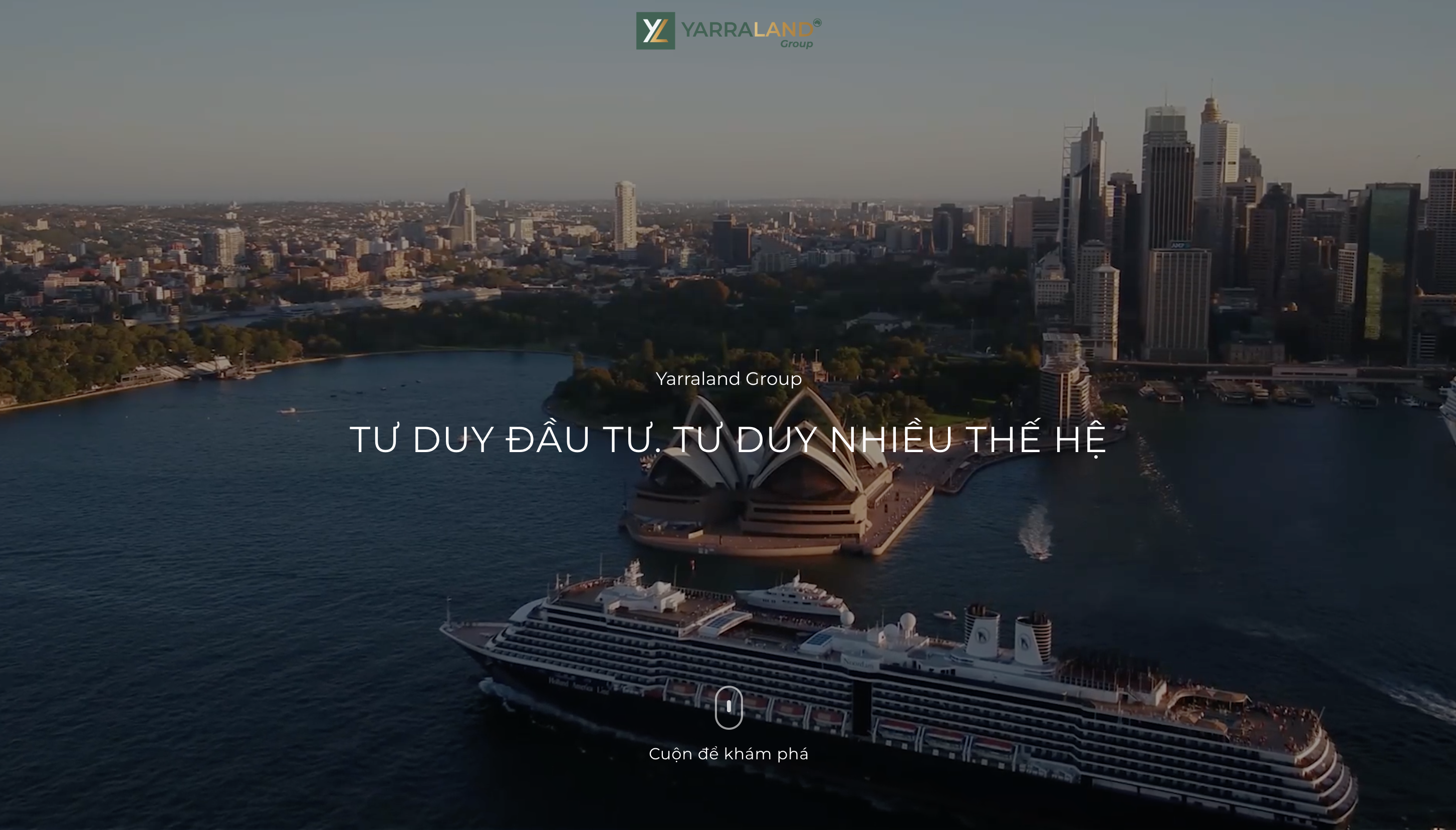 Website Yarraland Group - Đầu tư & Bất động sản